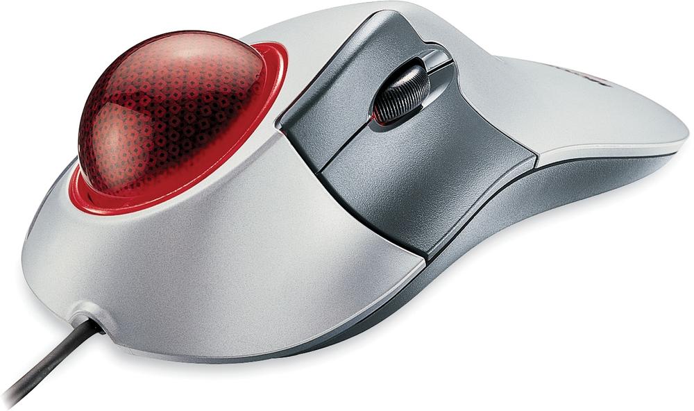 Microsoft Trackball Explorer mouse (image courtesy of Microsoft Corporation)