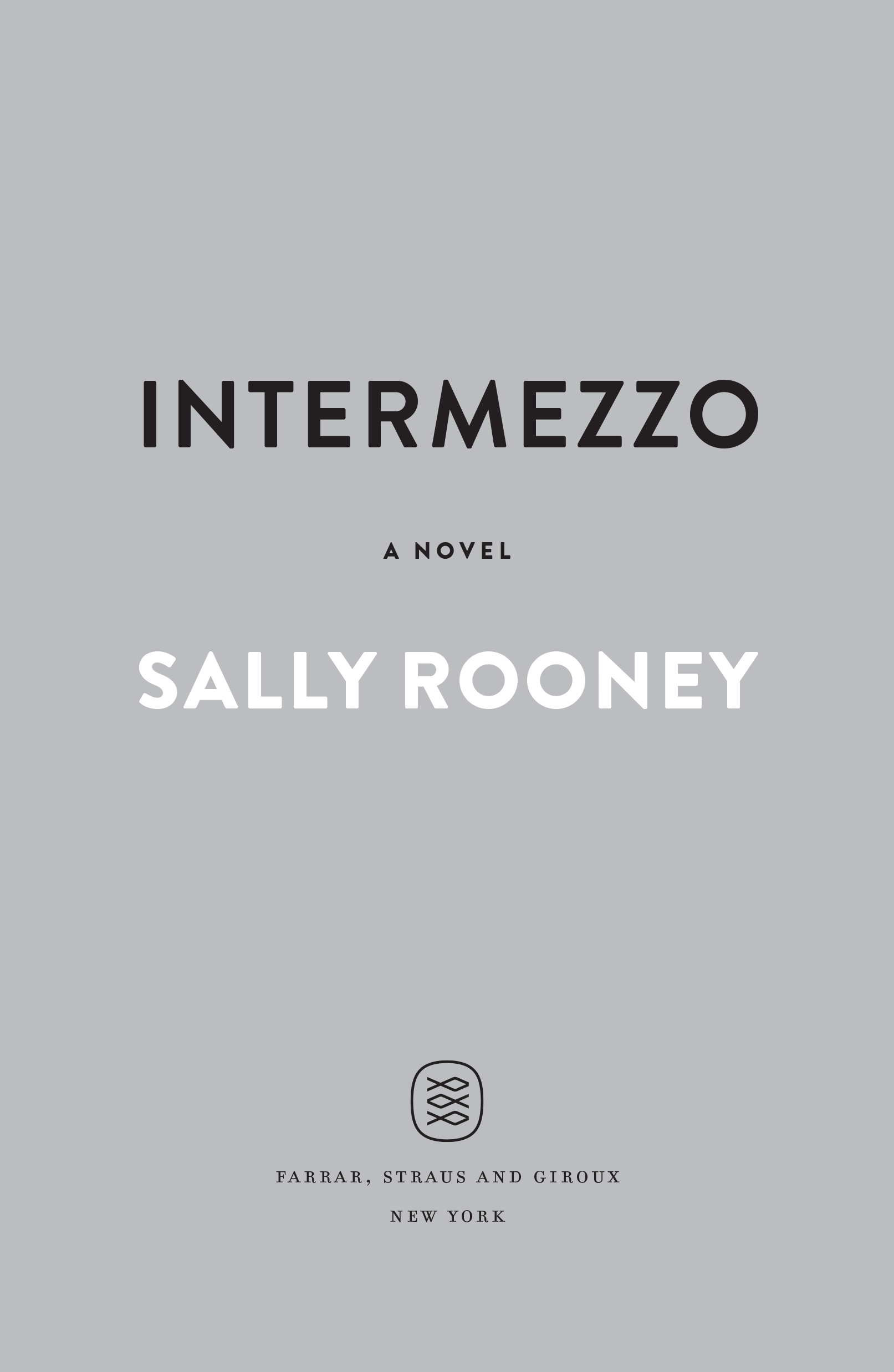 Intermezzo by Sally Rooney