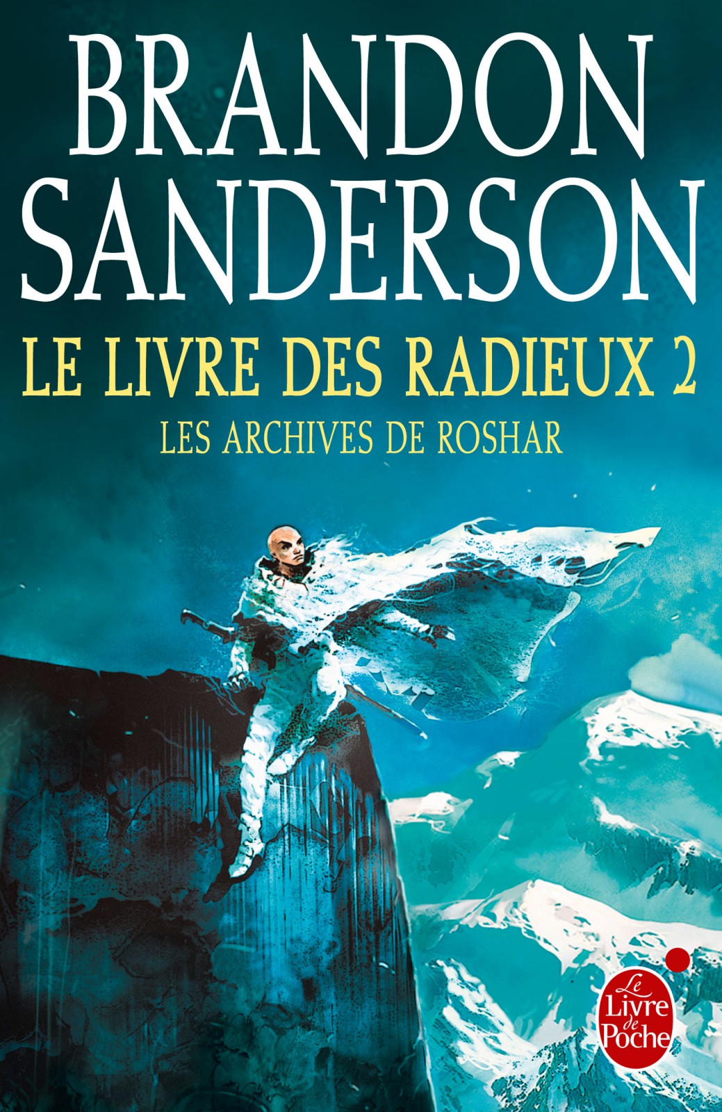 Couverture : Brandon Sanderson, Le Livre des Radieux 2 (Les Archives de Roshar – Livre II), ORBITLE LIVRE DE POCHE 