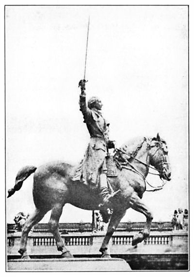 The Children's Statue of Lafayette. This spirited statue, by the sculptor Paul Wayland Bartlett, was a gift to France from five millions of American school children. (See page 201.)