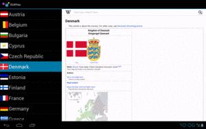 EU4You, On a Tablet Emulator, Landscape, With Details