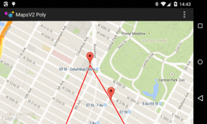 Maps V2 with Polyline