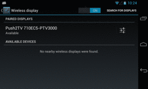 Nexus 4 Wireless Display Settings