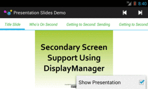 PresentationSlidesDemo, Showing Overflow