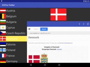 EU4YouToolbar Sample, on a Nexus 9