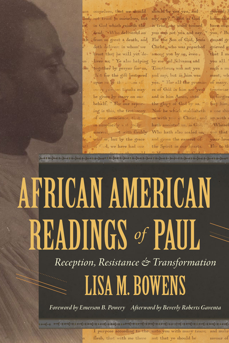 Front Cover of African American Readings of Paul