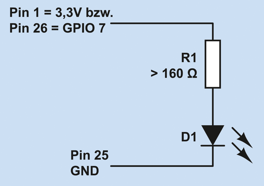 Simple LED-Schaltung