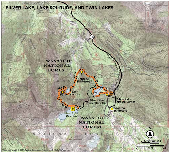 SILVER LAKE, LAKE SOLITUDE, AND TWIN LAKES