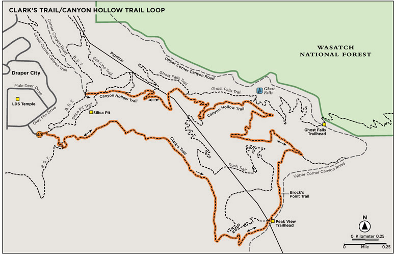 CLARK’S TRAIL/CANYON HOLLOW TRAIL LOOP