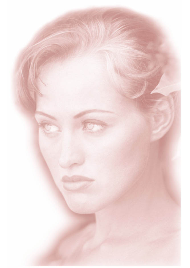 An illustration of a woman's face.