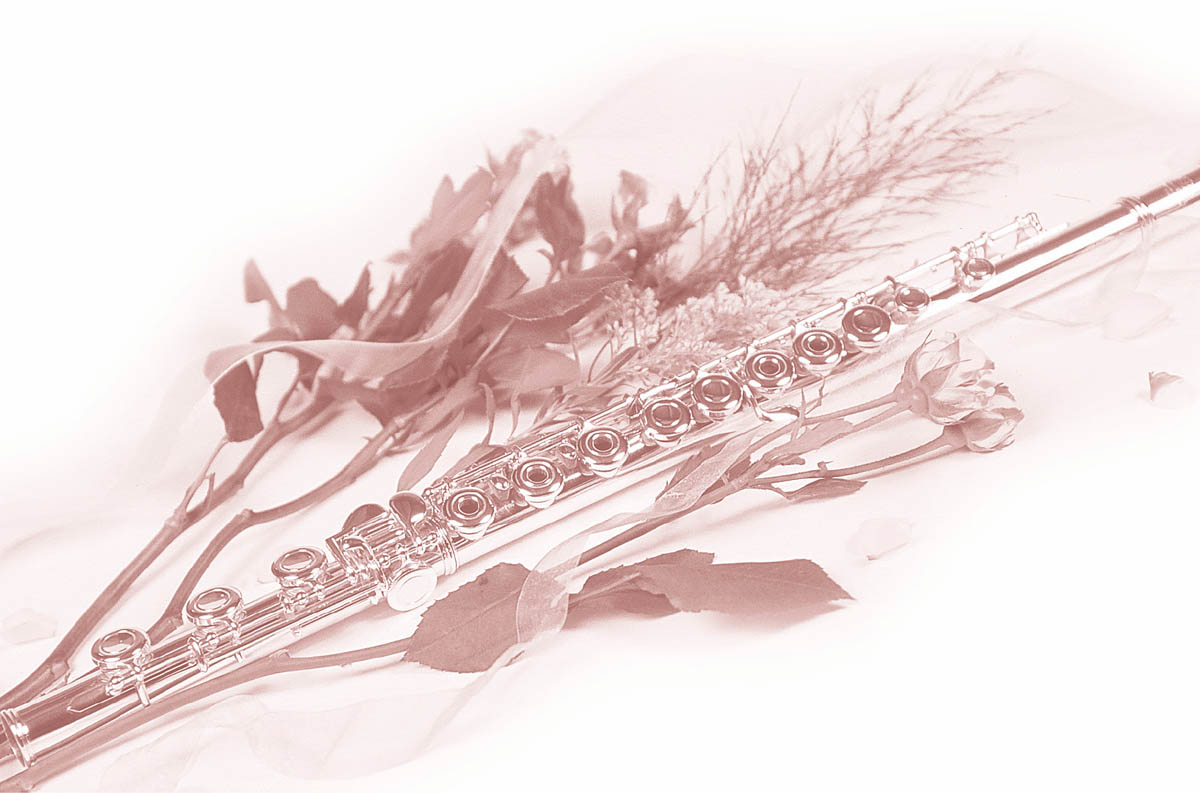 A flute with dried herbs.