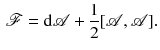 $$\begin{aligned} {\mathscr {F}} = \mathrm {d}{\mathscr {A}} + \frac{1}{2} [{\mathscr {A}},{\mathscr {A}}] . \end{aligned}$$