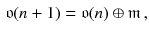 $$\begin{aligned} \mathfrak {o}(n+1) = \mathfrak {o}(n) \oplus \mathfrak m \, , \end{aligned}$$