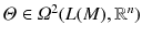 $$\varTheta \in \varOmega ^2(L(M), \mathbb {R}^n)$$