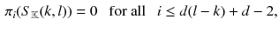 $$\begin{aligned} \pi _i(S_\mathbb {K}(k, l)) = 0 ~~ \text { for all } ~~ i\le d(l-k) + d - 2, \end{aligned}$$