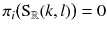 $$\pi _i\big (\mathrm S_\mathbb {R}(k, l)\big ) = 0$$