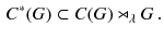 $$\begin{aligned} C^*(G) \subset C(G) \rtimes _\lambda G \, . \end{aligned}$$