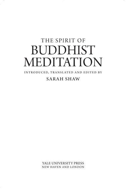 The Spirit of Buddhist Meditation