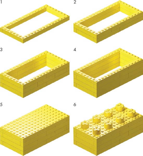 Building a 4x jumbo 2×4 brick