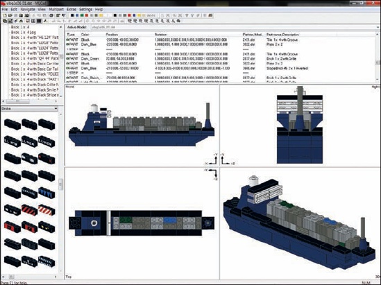 MLCad can help you create virtual LEGO models with an endless supply of elements.