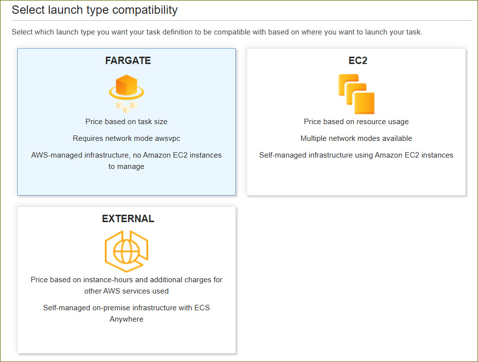 Figure 7.32 – ECS task definition
