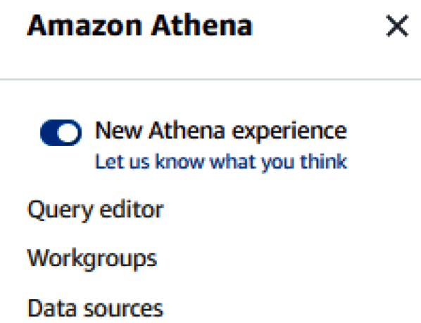 Figure 11.4 – Disabling the New Athena experience toggle switch
