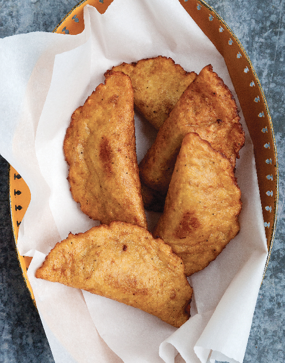 Plantain and Refried Bean Quesadillas