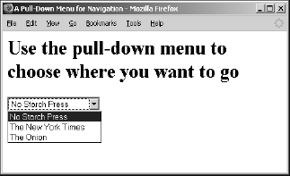 A simple navigation tool