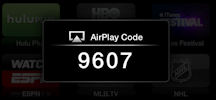 **Figure 21:** An AirPlay Code keeps the neighbors from sending media to your Apple TV via AirPlay, but makes it easy for friends and family to beam their content to the big screen.