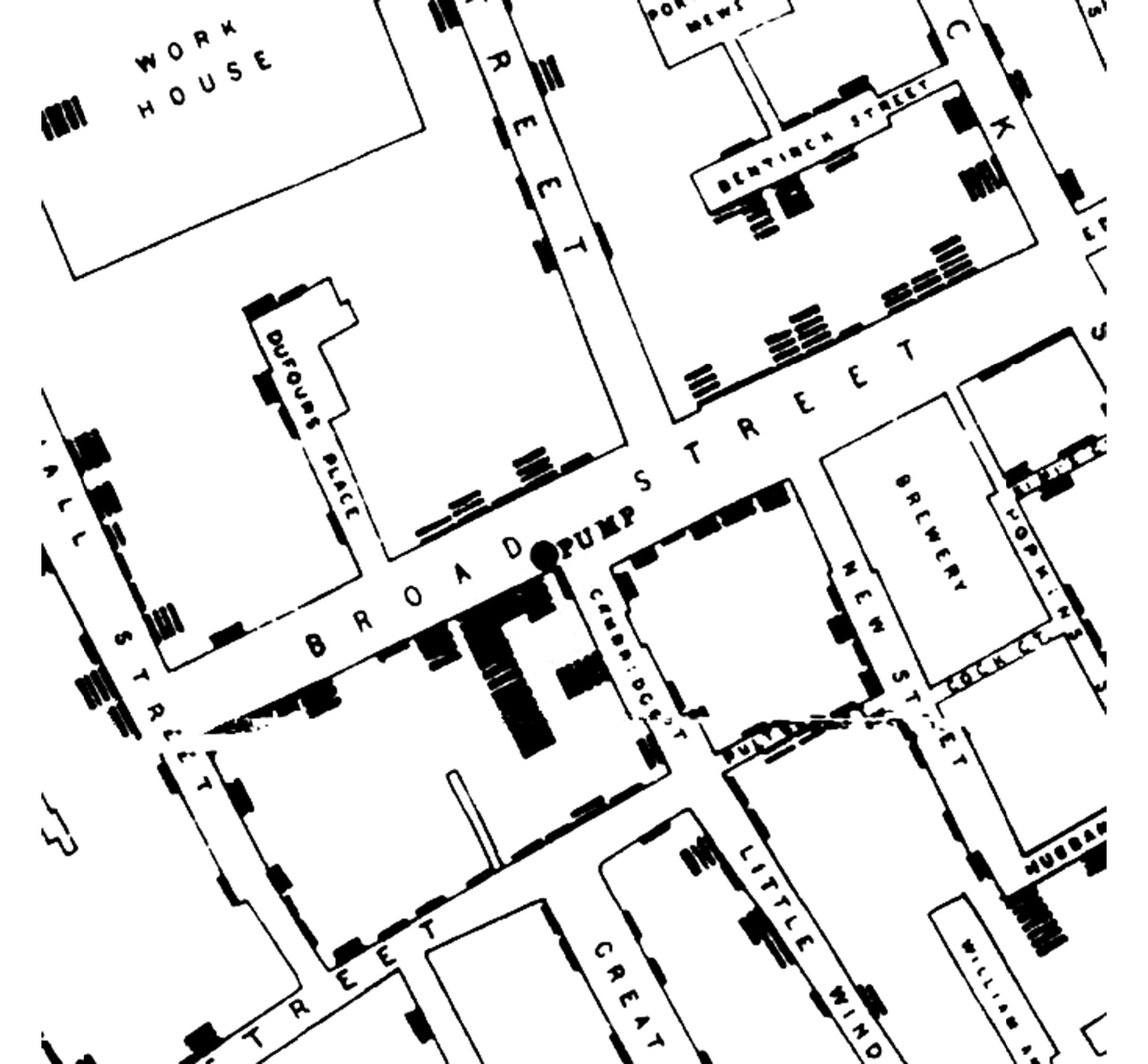 Snow and Whitehead’s neighborhood map