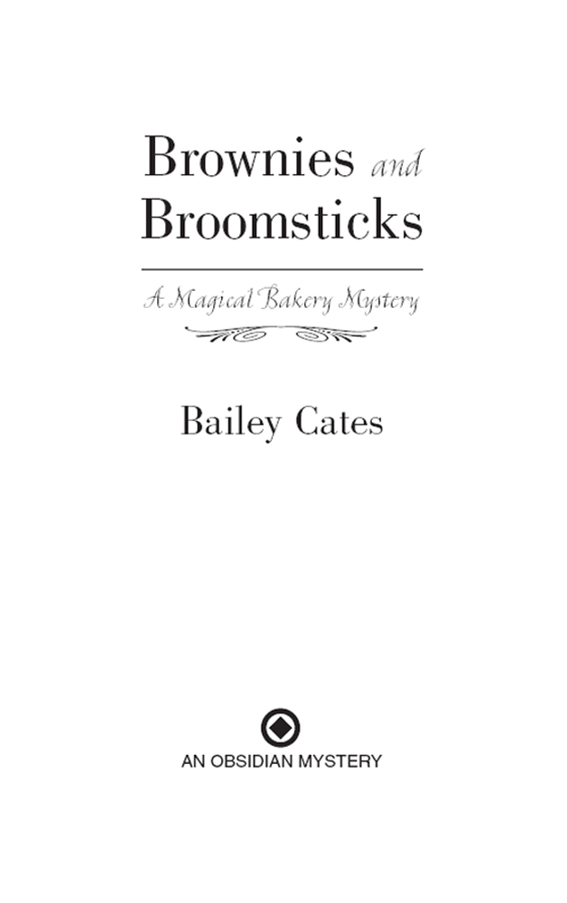 Cover image for Brownies and Broomsticks: A Magical Bakery Mystery