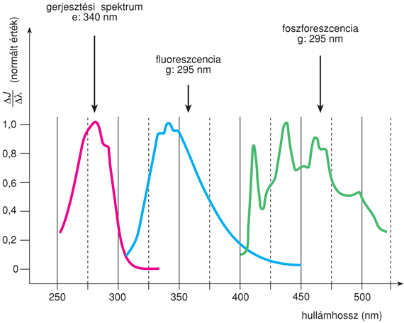 VI/3.3.2. A lumineszcencia jellemzése
