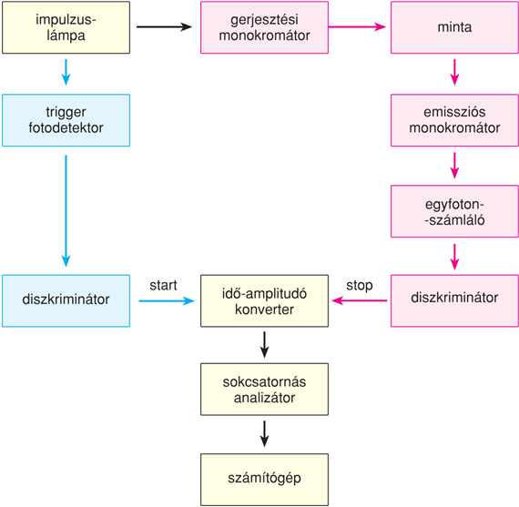 X/1.1.4. Idôfüggô fluoreszcencia-paraméterek meghatározása