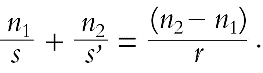 II/2.1.2. Optikai leképezés, a Fermat-elv alkalmazása görbült felületekre