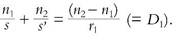 II/2.1.2. Optikai leképezés, a Fermat-elv alkalmazása görbült felületekre