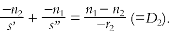 II/2.1.2. Optikai leképezés, a Fermat-elv alkalmazása görbült felületekre