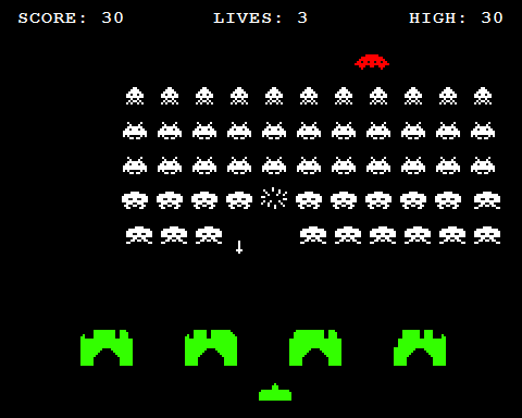 Orbit Assault, an arcade game—DHTML style