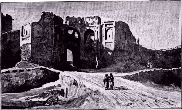 ENTRANCE TO THE BALA HISSAR, KABUL.