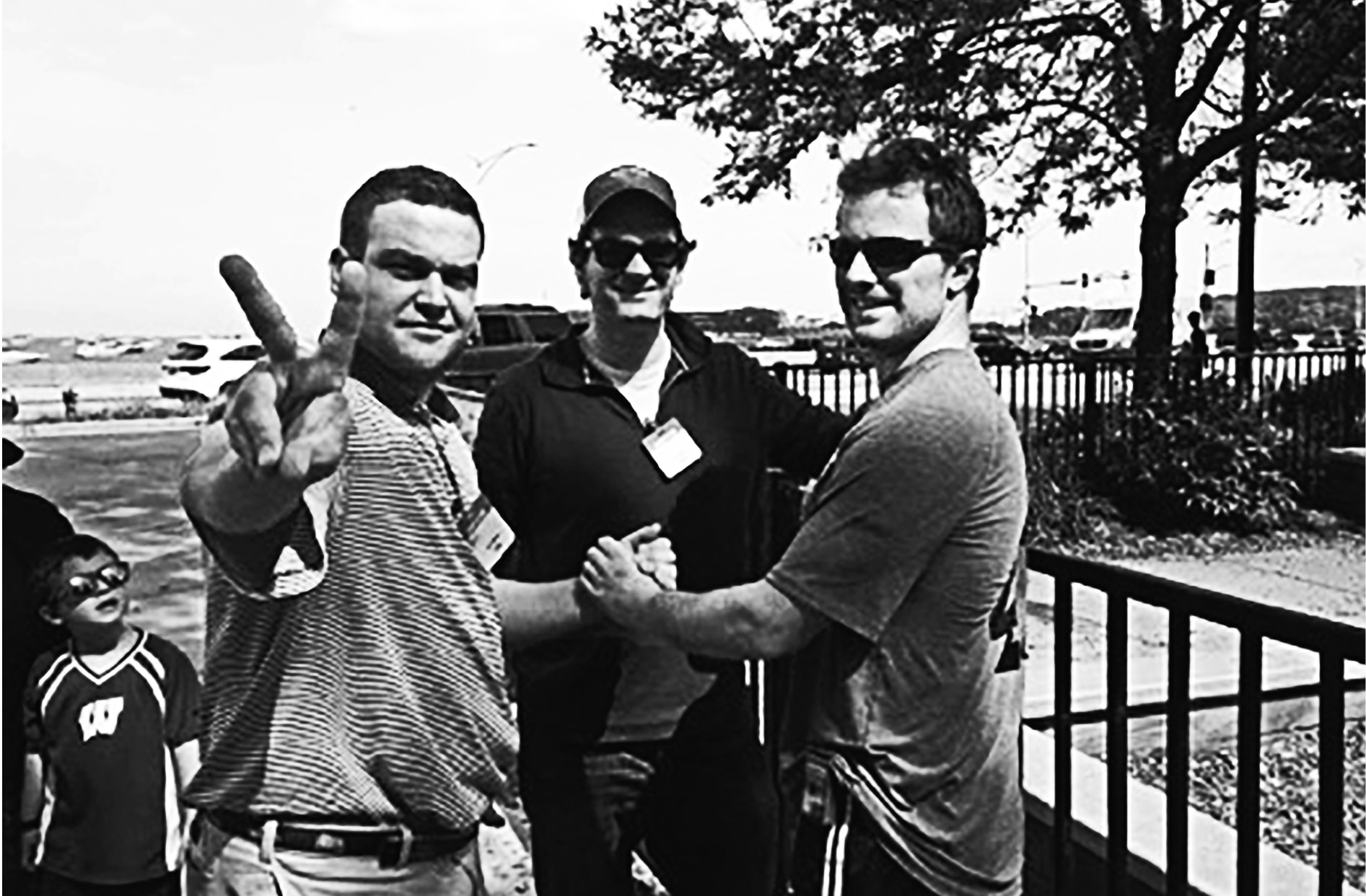 Dave’s first memory after emerging from a state of amnesia is this day with his best college friends Peter and Russell, walking along Lake Michigan.