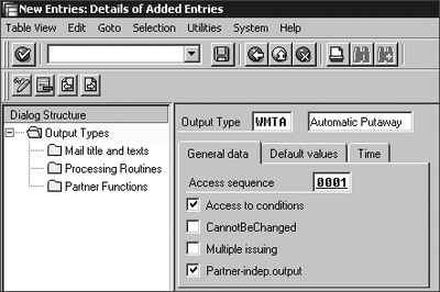 Figure 2.13 General Data for Output Type WMTA