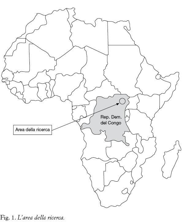 Fig. 1. L'area della ricerca.