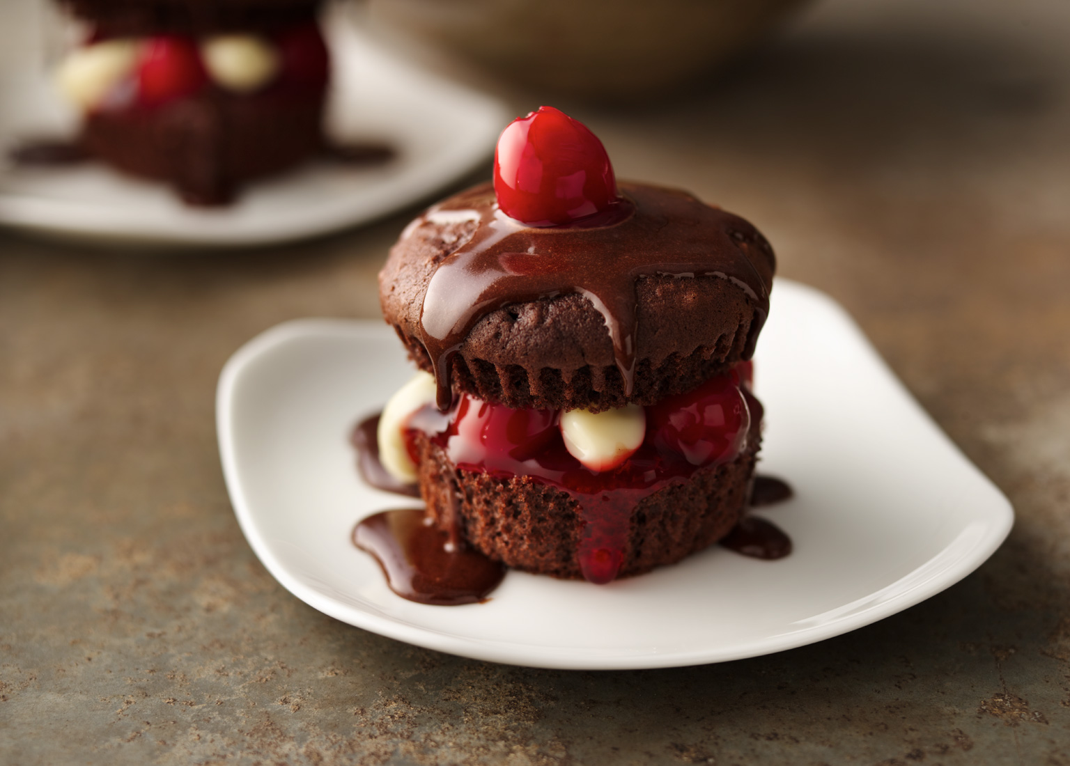 Chocolate-Cherry Cupcakes