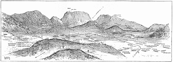 Sketch Plan of Battle of Colenso, Made on the Spot by a Military Draughtsman.