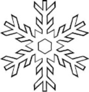 White Snowflake Clipart 