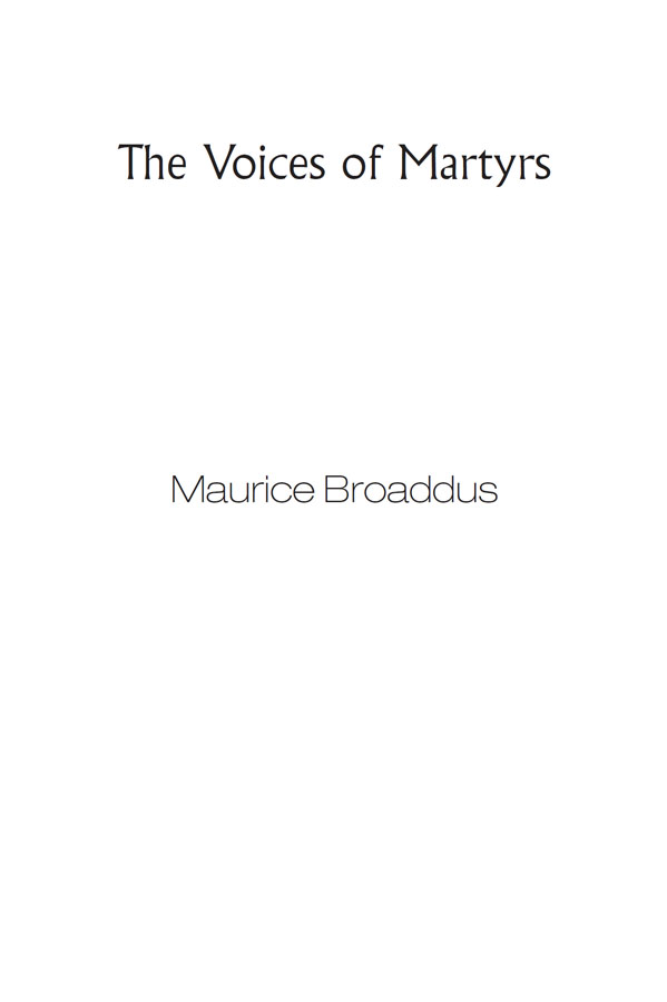 Half Title of The Voices of Martyrs