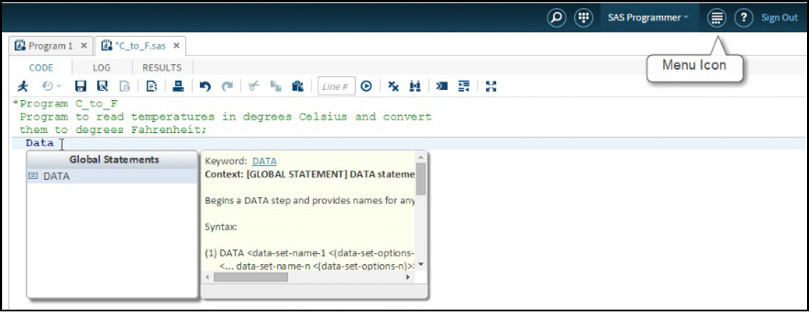 Figure 1.1 Some JMP Help Options