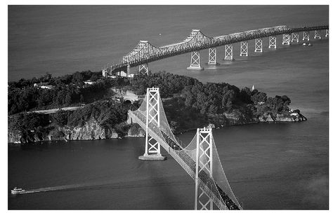 Figure 3.17. Bay Bridge, aerial view.
