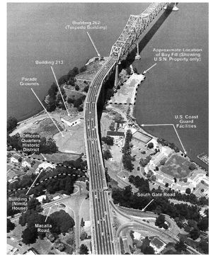 Figure 7.2. Yerba Buena Island's land uses, 2000.