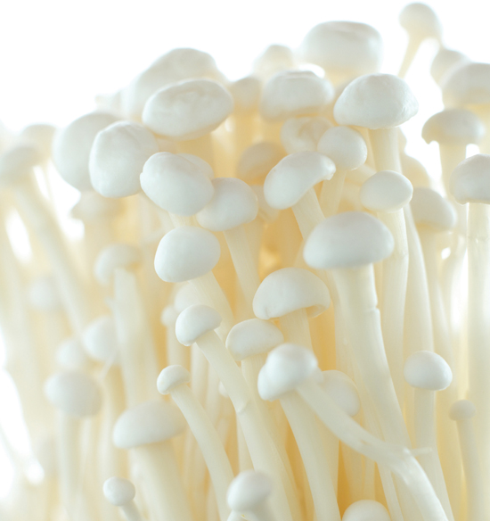 Enoki mushrooms