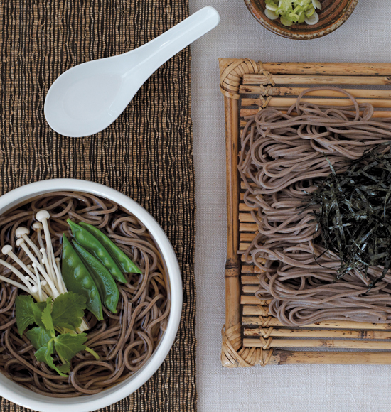 A close-up of Cold Soba